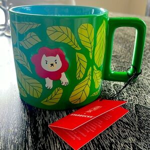 Starbucks Monyee Chau Jungle Lion Mug